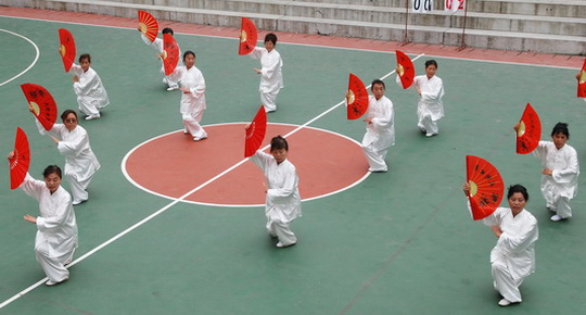 洛南舉辦第二個全民健身日展示活動