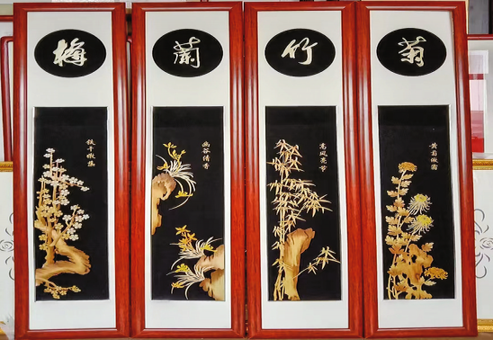 麥稈畫(huà)——田野里的金色奇跡