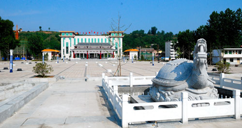 洛南靈龜廣場落成